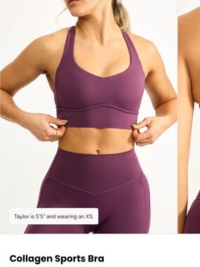 Buff Bunny Collagen Sports Bra - Purple
